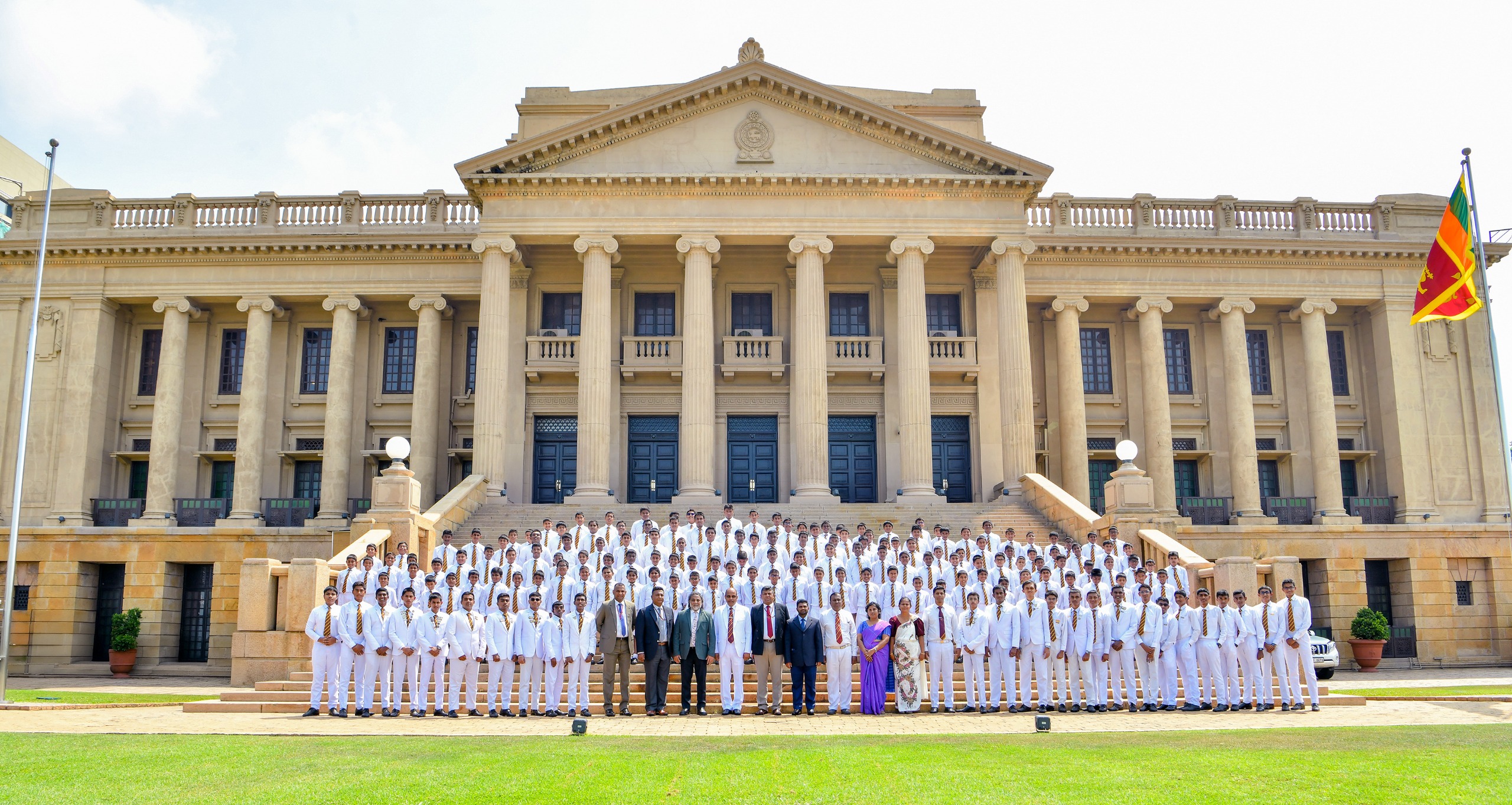 Students of Ananda College Colombo Visit Presidential Secretariat of Sri Lanka and President's House Colombo