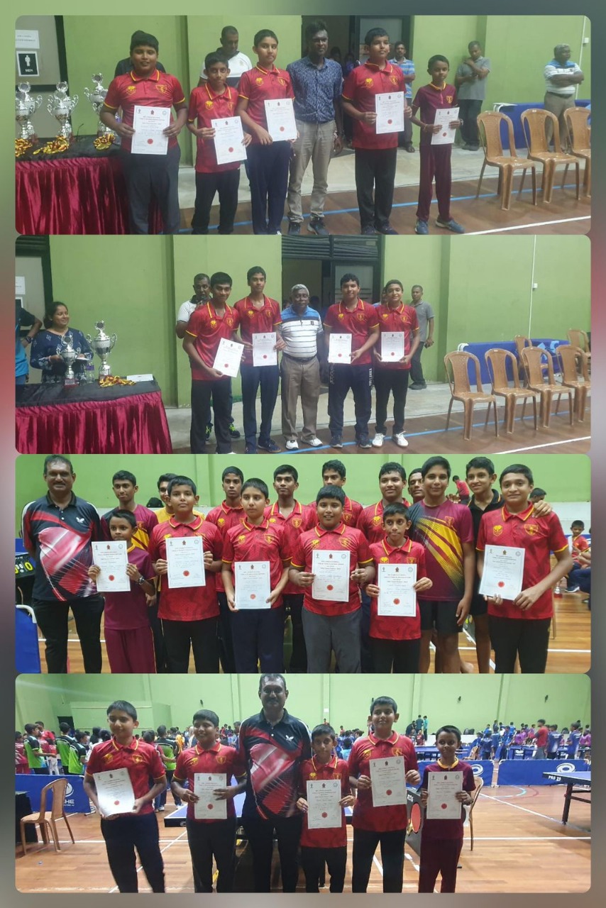 Ananda College Excels in Sports Excellence at the 2025 All-Island Interschools Table Tennis Championship